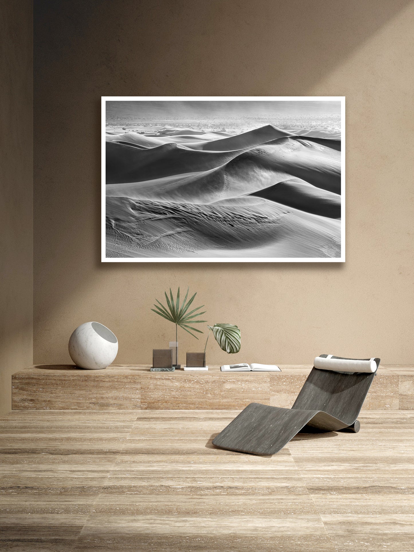 Piesok - Death Valley #47, California, black & white, contemporary, landscape photograph
