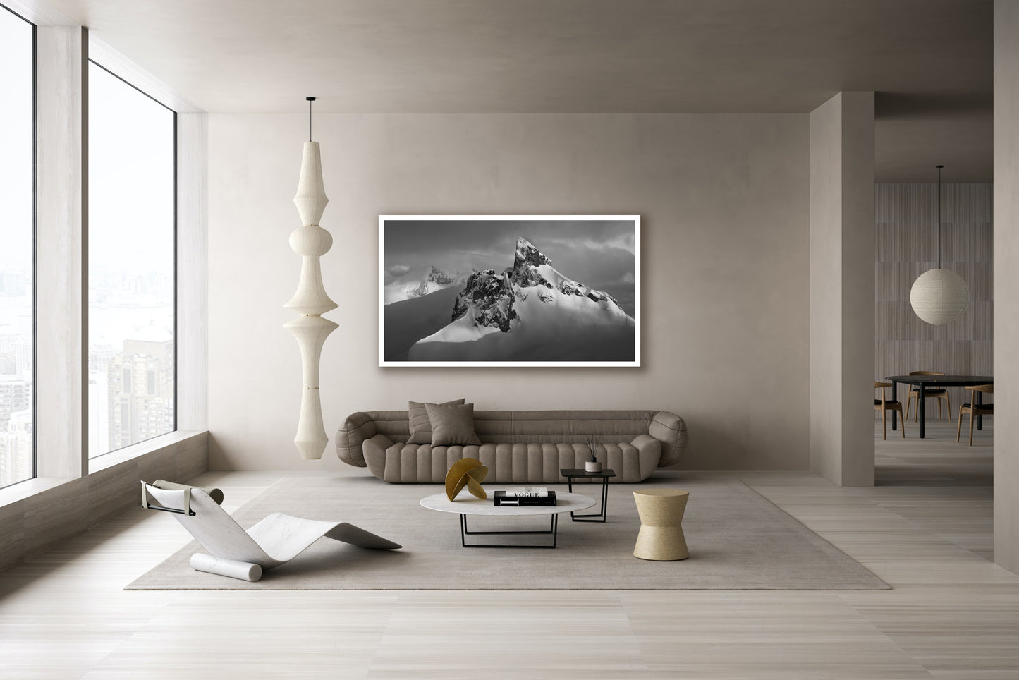 Fine art print of Black Tusk mountain in Whistler Blackcomb backcountry by Jussi Grznar - winter landscape