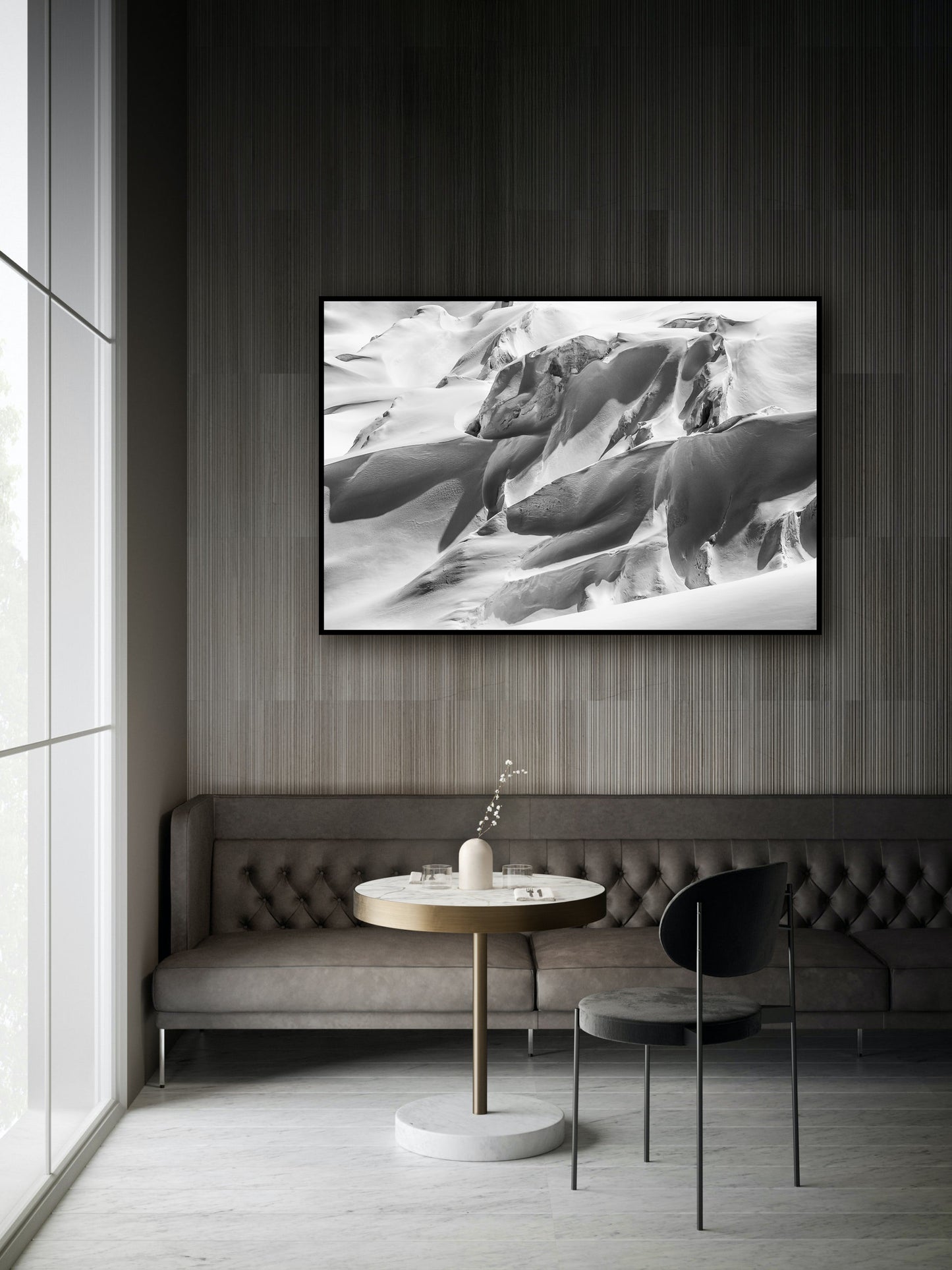 Fine art print of ice formation in Whistler Blackcomb backcountry by Jussi Grznar - winter landscape
