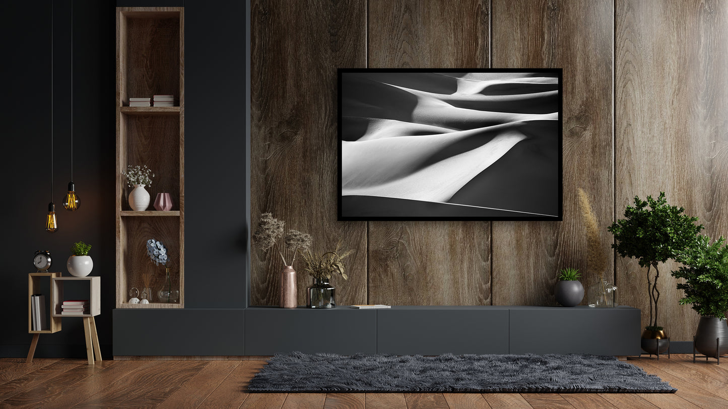 Piesok - Death Valley #24, California, black & white, contemporary, landscape photograph