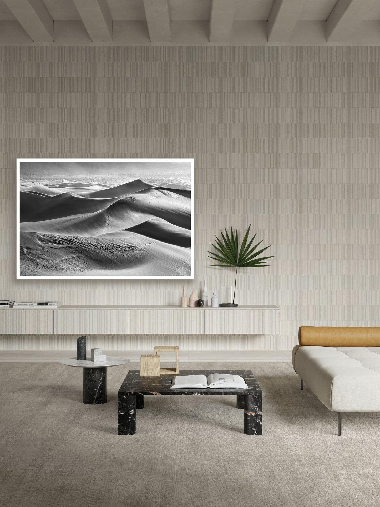 Piesok - Death Valley #47, California, black & white, contemporary, landscape photograph