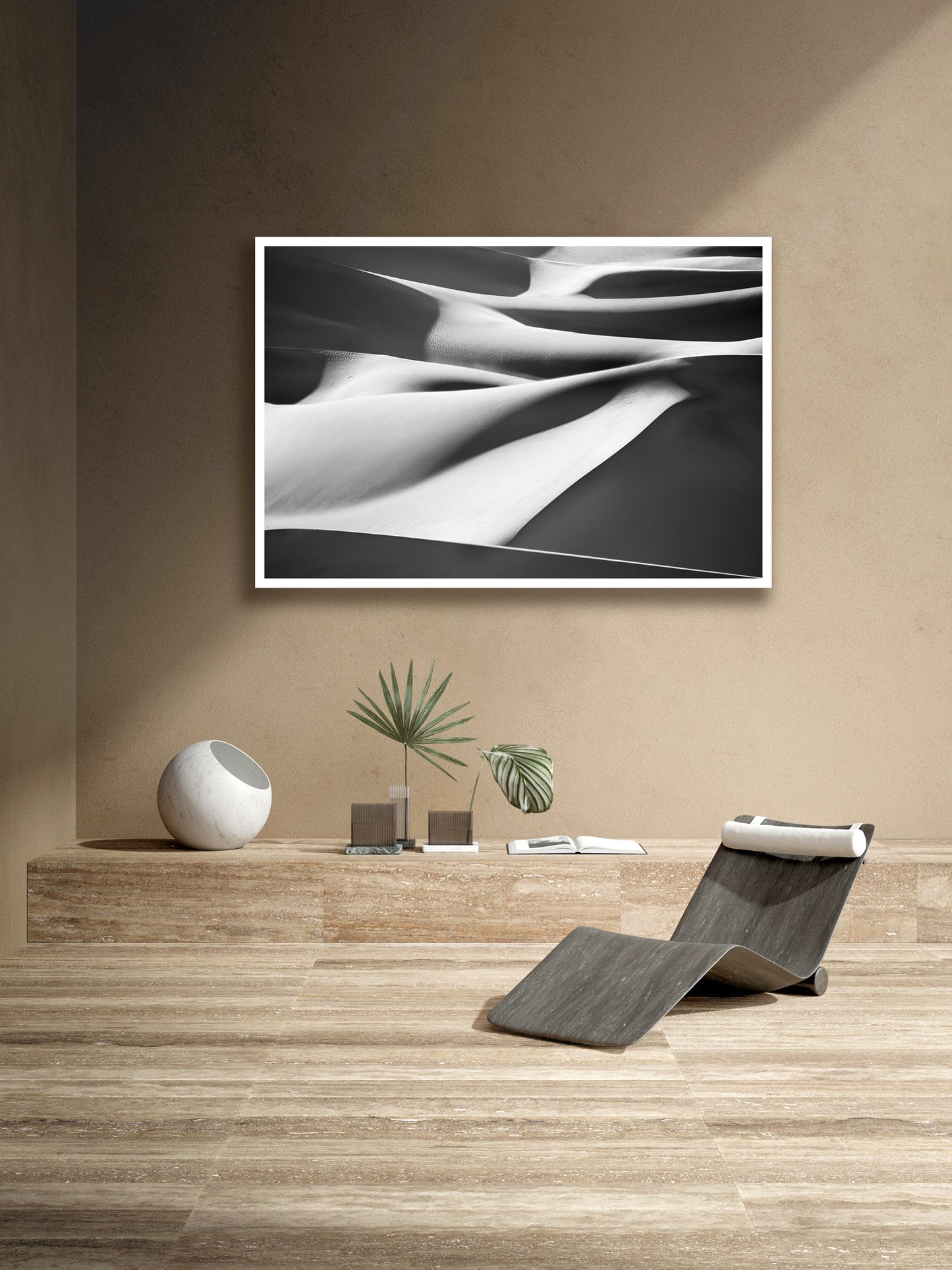 Piesok - Death Valley #24, California, black & white, contemporary, landscape photograph