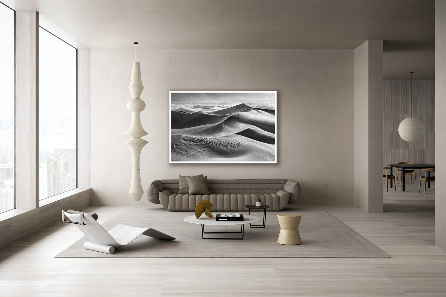 Piesok - Death Valley #47, California, black & white, contemporary, landscape photograph