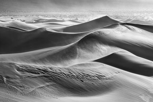 Piesok - Death Valley #47, California, black & white, contemporary, landscape photograph