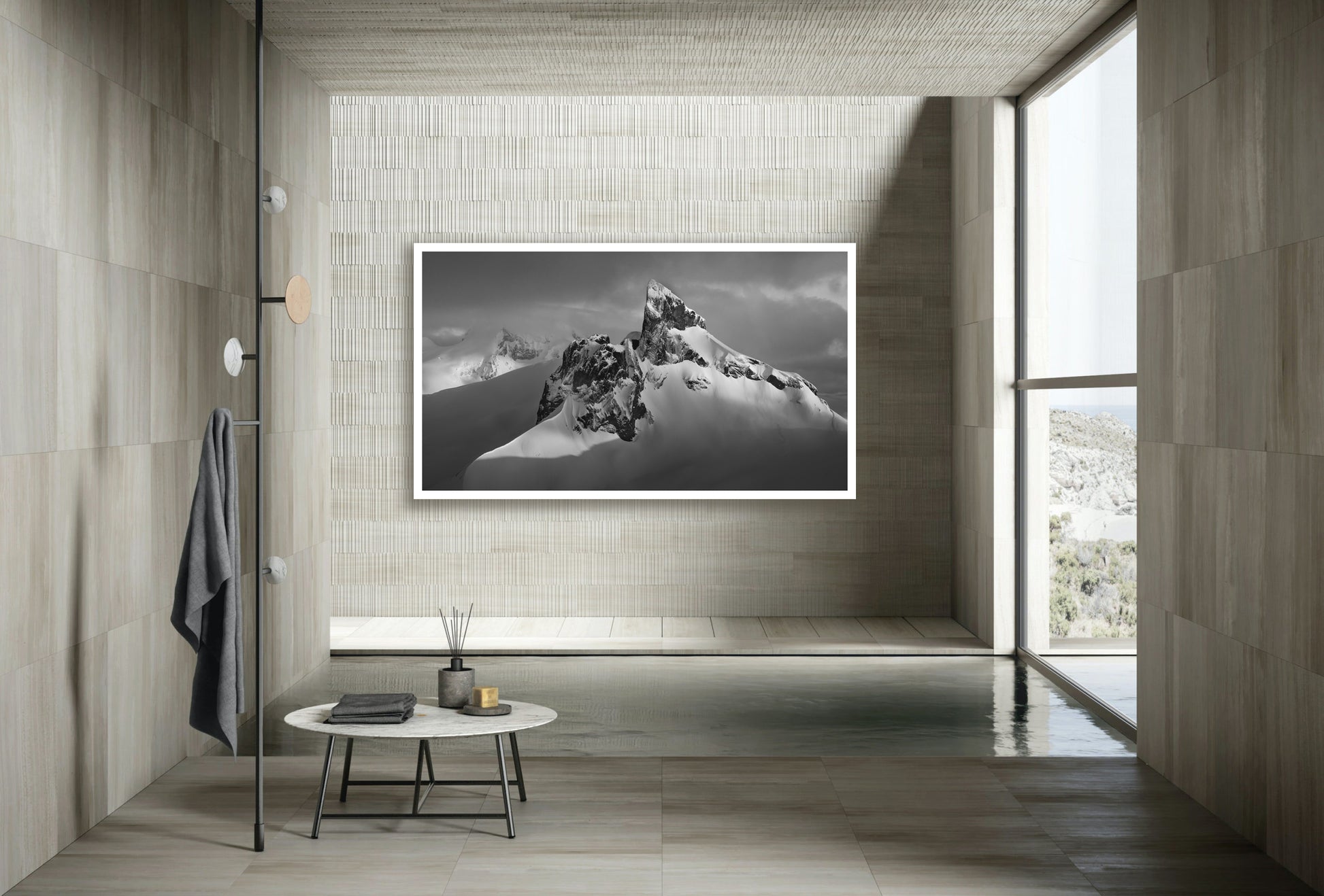 Fine art print of Black Tusk mountain in Whistler Blackcomb backcountry by Jussi Grznar - winter landscape